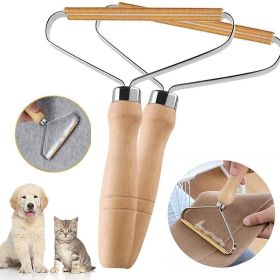 Pet Hair Remover Brush For Dog & Cat; Dog Hair Removal Brush With Wood Handle For Clothes; Blankets Pet Hair Remover Brush For Dog & Cat; Dog Hair Removal Brush With Wood Handle For Clothes; Blankets